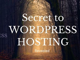 Secrets of WordPress hosting